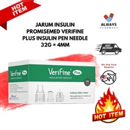 JARUM INSULIN PROMISEMED VERIFINE PLUS INSULIN PEN NEEDLE 32G × 4MM