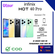 INFINIX HOT 40 PRO  Handphone Ram 8/256GB Garansi 1Tahun Smartphone Terbaru Garansi 100%