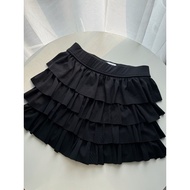 Nana Skirt | Váy Quần Xoè Tầng Trendy Tôn Dáng Lưng Thun Có Quần Bên Trong Thiết Kế Pepper Clothing