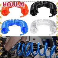HOULAI Air Compressor Hose Tube, Multiple Colors PU PU Air Compressor Hose, Flexible PU Recoil Air T