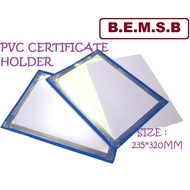 CERTIFICATE HOLDER WITH PVC A4 SIZE 1101C / FOLDER SIJIL A4 SIZE