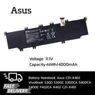 (ส่งฟรี ประกัน 1 ปี) แบตเตอรี่ โน๊ตบุ๊ค Compatible with ASUS C31-X402  VivoBook S300 S300C S300CA S4