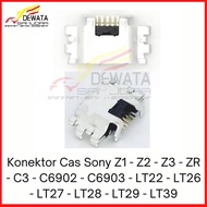 Plug In - Charger Connector - Concas - Charging Connector sony Z1 - Z2 - Z3 - ZR - C3 - C6902 - C690