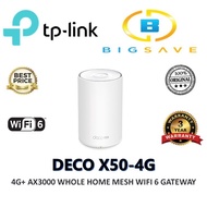 TP-LINK DECO X50-4G 4G+ AX3000 WHOLE HOME MESH WIFI 6 GATEWAY