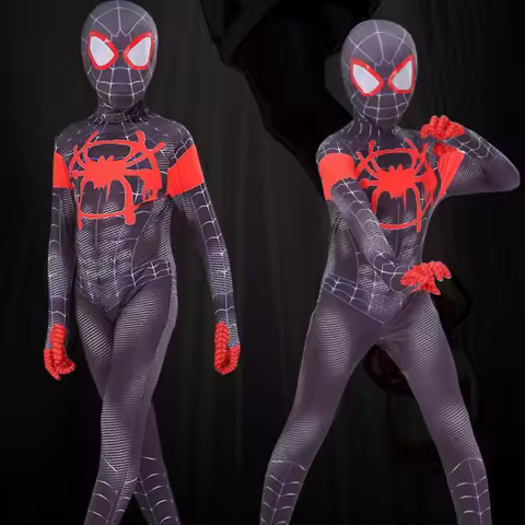 2026 Cosplay Jumpsuit Bodysuit Halloween Costumes for Kids Hot Toys2027 Anime Spiderman Costume Mask
