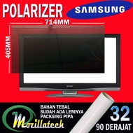 polarizer tv lcd samsung plastik polaris tv lcd samsung 32inch polariz - 90  derajat