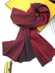 Fendi scarf 圍巾  （FF logo 暗花）🧣1080