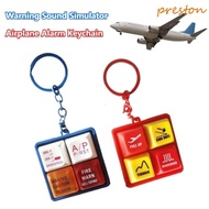 PRESTON EGPWS Warning Simulator, 737 Airbus Sound Effects Pilot Keychain, Collection Plastic Pendant