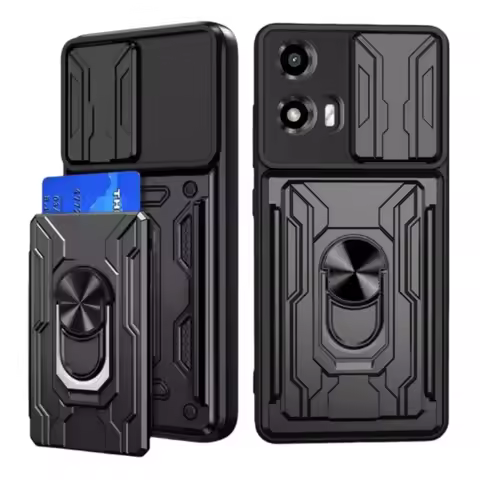 Shockproof Armor Slide Lens Case For Motorola Moto Edge 60 Fusion 50 Pro Neo E22 G04 G04s G24 G54 G8
