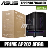 Asus PRIME AP202 TG ARGB Micro ATX Chassis (Black)