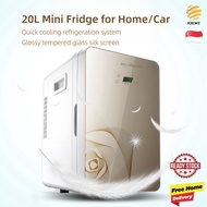 SG 15L/18L/20L Mini Fridge Portable Refrigerator Car Freezer Cooler Warmer Compact Refrigerators Out