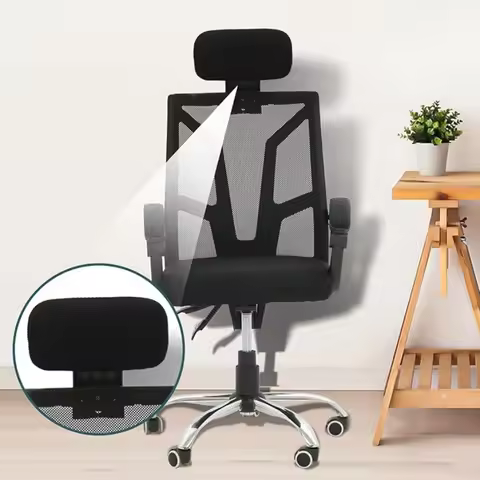 1Pc Esports Chair Head Pillowcase Boss Chair Office Chair Head Cover Dust-proof Stain-proof Stretchy