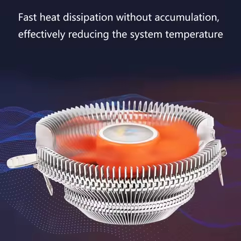 CPU Cooler Fan CPU Heatsink 2200RPM Cooling Radiator for LGA775 AMD1200 1151 i3 1156 LGA 1150 Deskto