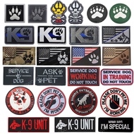 Trooper SWAT Sheriff Tactical POLICE K9 UNIT Black Grey Hook Back Raid Patch For Body Armor K-9 Badg