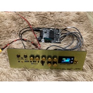 ชุดเพลทเดินระบบ + แอมป์จิ๋ว ZK AM100F บลูทูธ 5.0 50Wx2+100W พร้อมใช้งาน