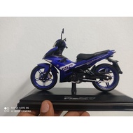 1:12 Yamaha Y15ZR Biru Gp Exciter Custom Diecast Model Alloy