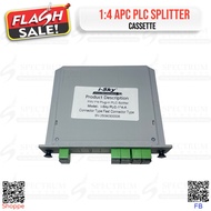 1:4 APC PLC SPLITTER CASSETE TYPE SC INSERTION / SC APC FIBER OPTIC PLC SPLITTER