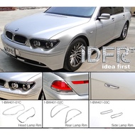 Dreamworks BMW 7 Series E65 E66 730 735 740 745 750 760 Chrome-Plated Silver Headlight Frame Rear Li