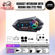 HEADSET INTERCOM WITH MIXING RGB (Y12 PRO)