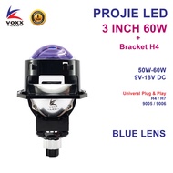 VOXX LED Projie LED 3 Inch 60W Blue Lens Projector LED Laser 3.0" VOXX EX1