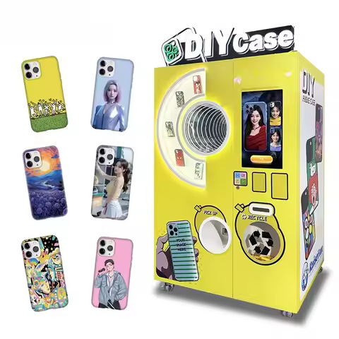 Customized DIY 3D Print Phone Case Vending Machine Commercial Automatic Instant Photo Making Printer