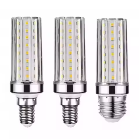 E27 E14 E12 B15 B22 12W 16W 20W 24W 40W LED lamp Corn Bulb AC85-265V No Flicker 2835 SMD LED light /