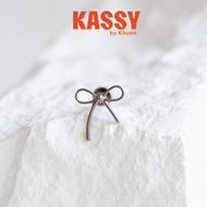 (1 Piece) Bow Bow Piercing - Titanium F136 - Kassy