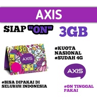 (Siap Pakai) Kartu Perdana AXIS 3GB