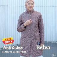Hijacket Series Belva Mocca hijaber jacket muslimah jacket