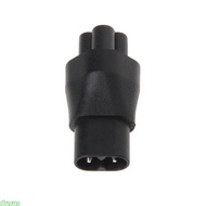 dusur IEC 320 C5 3-Pin Female To C8 2-Pin Male Plug Converter Power Supply Adapter