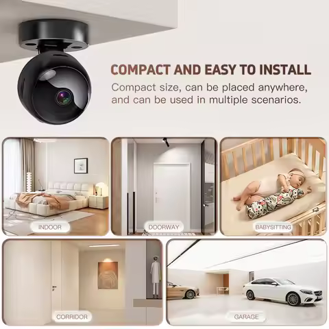 S2 Mini Camera 2.4G WiFi Wireless Security Protection Remote Monitor Camcorders Night Vision Video S