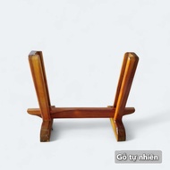 Natural wooden altar picture frame stand