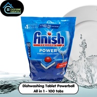 FINISH Dishwashing Tablet Powerball (100s) - All-in-1/Fresh/Lemon