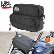 ♂✤✸ Motorcycle Handlebar Bag Barrel Bags Multifunction Storage Shoulder Bag For Cruiser Softail Sportsters For BMW Dirt Bike E-bike