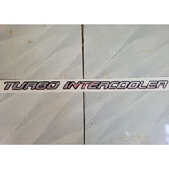 Hino 300 turbo intercooler Writing sticker/turbo intercooler sticker/hino 300 sticker