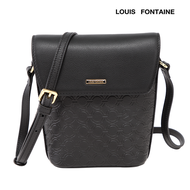 Louis Fontaine กระเป๋าสะพาย Cross Body รุ่น Carat - สีดำ