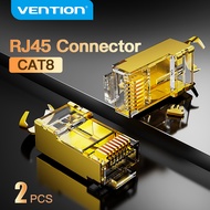 Vention RJ45 Connector Cat8 RJ45 8P8C Modular Ethernet Cable Cat 8 FTP Head Plug Gold Plated RJ45 Cr