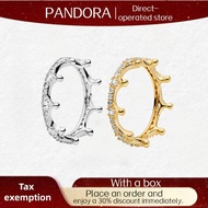 Pandora Light Luxury Couple Style Birthday Gift for Girlfriend Final Sale - Clear Sparkling Crown Ri