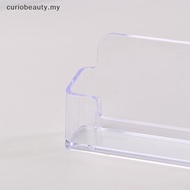 【CBMY】  1PC Clear Desk Shelf Box Storage Display Stand Acrylic Plastic Transparent Desktop Bussiness