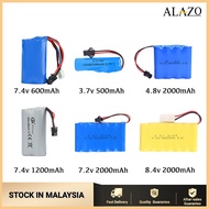 8.4v Battery  7.2v 4.8v Bateri 2000mah battery for Rc car long lasting bateri kereta control