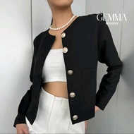 [STH] WOMEN'S CROP BLAZER Women's Outer/ Women's Formal Blazer/ Women's Korean Blazer/ blazer women 