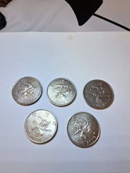 香港1997年伍元紀念幣5枚