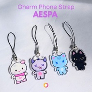 AESPA MY Mini Charm Strap – KPOP Mini Charm Strap - KPOP Merch - Aespa Merch Unofficial Merch Fanmad