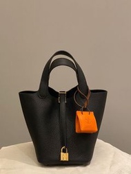 Hermes Picotin 18 black noir GHW 黑金