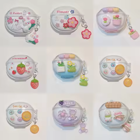 Suitable for OPPO Enco 2 Cartoon Earphone Cover Suitable for OPPO Enco Air 2 2i Cartoon TPU Bluetoot