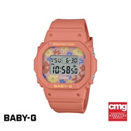 CASIO นาฬิกาข้อมือผู้หญิง BABY-G รุ่น BGD-565RP-4DR วัสดุเรซิ่น สีส้ม