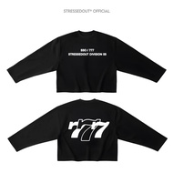 STRESSEDOUT longsleeve form boxy "777" Premium 100% cotton 2-way