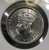 2e.5香港五仙 1939 H年【原廠車輪轉光/靚品】【戰前 英皇喬治六世】 香港舊版錢幣・硬幣 $250 (2e.5)