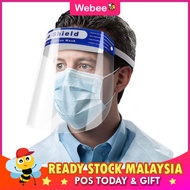READY STOCK🔥WEBEE Full Face Shield Transparent Face Mask Block Face Shield adult