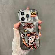 New! Case ToyStory Sheriff WOODY Metallictexture Wrinkle Case - Hardcase/Casing Hp compatible Iphone